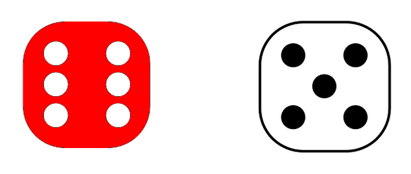 woRdPlaying.cards | Red Die High - No Doubles